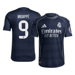 Real Madrid MBAPPÉ #9 venkovní fotbalový dres 2025/26 – verze pro hráče