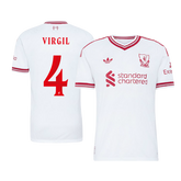 Liverpool VIRGIL #4 Pryč Fotbalový dres 2026/27 - verze pro hráče - UCL
