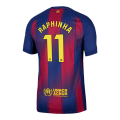 Barcelona RAPHINHA #11 Home Football Shirt 2025/26 - Player Version