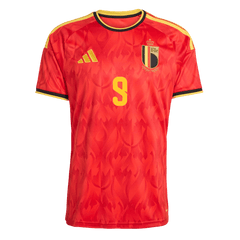 Pánské Belgium LUKAKU #9 Domov Fotbalový dres Mistrovství světa 2026