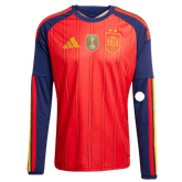 Pánské Spain Domov Fotbalový dres s dlouhým rukávem Mistrovství světa 2026
