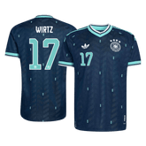 Germany WIRTZ #17 Pryč Fotbalový dres Mistrovství světa 2026 - verze pro hráče