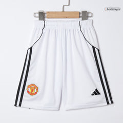 Manchester United Kids' Home Kit (Shirt + Shorts) 2025/26