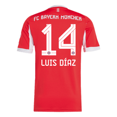 Bayern Munich LUIS DÍAZ #14 Home Football Shirt 2025/26