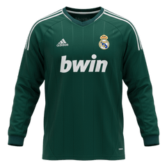 Real Madrid Třetí pryč Retro Long Sleeve fotbalový dres 2012/13