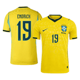 Brazil ENDRICK #19 Domov Fotbalový dres Mistrovství světa 2026 - verze pro hráče