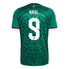Pánské Mexico Raúl #9 Domov Fotbalový dres Mistrovství světa 2026