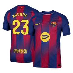Barcelona KOUNDE #23 Domov Fotbalový dres 2025/26 - verze pro hráče