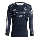 Pánský fotbalový dres Real Madrid venku s dlouhým rukávem 2025/26