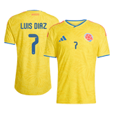 Colombia LUIS DíAZ #7 Domov Fotbalový dres World Cup 2026 - verze pro hráče