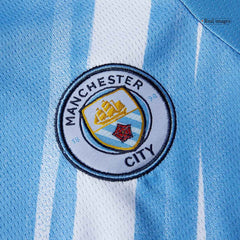 Manchester City Kids' Home Kit (Shirt + Shorts) 2025/26