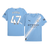 Manchester City FODEN #47 Home Men's Football Jersey 2025/26