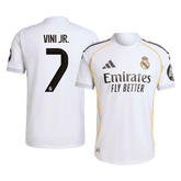 Real Madrid VINI JR. #7 Domácí fotbalový dres 2025/26 – verze pro hráče