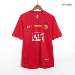 Manchester United ROONEY #10 home retro football jersey 2007/08 - UCL final