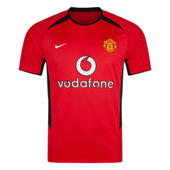 Manchester United Domov Retro fotbalový dres 2002/04