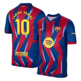 Pánské Barcelona LAMINE YAMAL #10 Čtvrtý pryč Fotbalový dres 2025/26