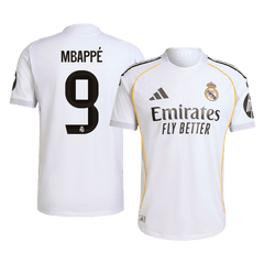 Real Madrid MBAPPE #9 Home Football Shirt 2025/26 - Player Version