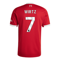 Liverpool WIRTZ #7 Men's Home Football Jersey 2025/26