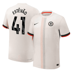 Chelsea ESTÊVÃO #41 Pryč Fotbalový dres 2025/26 - verze pro hráče