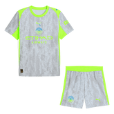 Pánské Manchester City Třetí pryč Fotbalový dres (Jersey+Shorts) Kit 2025/26