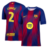 Pánský fotbalový dres Barcelona CUBARSÍ #2 Domácí 2025/26 - UCL