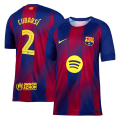 Pánský fotbalový dres Barcelona CUBARSÍ #2 Domácí 2025/26 - UCL