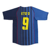 Barcelona ETO'O #9 venkovní retro fotbalový dres 2004/05