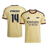 Arsenal GYÖKERES #14 Třetí pryč Fotbalový dres 2026/27 - verze pro hráče - UCL
