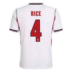 Pánské England RICE #4 Domov Fotbalový dres Mistrovství světa 2026