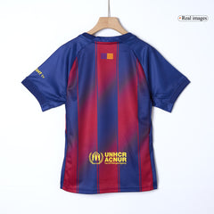 Barcelona Home Jersey Kids Kit (jersey + shorts) 2025/26