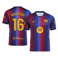 Pánské Barcelona RODRIGO #16 Domov Fotbalový dres 2026/27