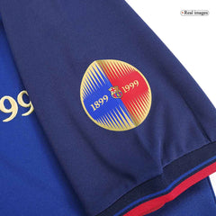 Barcelona KLUIVERT #9 Home Retro Football Shirt 1999/00 - 100th Anniversary