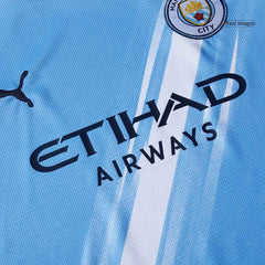 Manchester City Kids' Home Kit (Shirt + Shorts) 2025/26