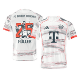 Bayern Mnichov MÜLLER speciální #25 venkovní fotbalový dres 2025/26 – verze pro hráče