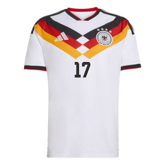 Pánské Germany WIRTZ #17 Domov Fotbalový dres Mistrovství světa 2026