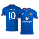 Pánské Manchester United CUNHA #10 Pryč Fotbalový dres 2026/27 - UCL