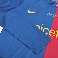 Barcelona Home Retro Long Sleeve Football Jersey 2008/09 - UCL Final