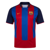 Barcelona Domov Retro fotbalový dres 2003/04