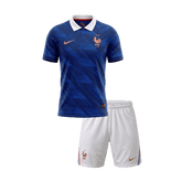 Děti France Domov Fotbalový dres Kit(dres + šortky) Mistrovství světa 2026