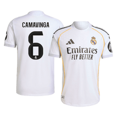 Real Madrid CAMAVINGA #6 Domov Fotbalový dres 2025/26 - verze pro hráče