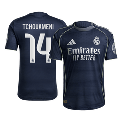Real Madrid TCHOUAMENI #14 Pryč Fotbalový dres 2025/26 - verze pro hráče