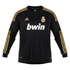 Real Madrid Pryč Retro Long Sleeve fotbalový dres 2011/12