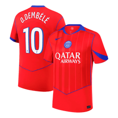 Pánské PSG O.DEMBÉLÉ #10 Třetí pryč Fotbalový dres 2025/26