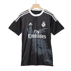 Real Madrid BENZEMA #9 Third Away Retro Football Shirt 2014/15