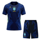Pánské Brazil Pryč World Cup Fotbalový dres (Jersey+Shorts) Kit Mistrovství světa2026