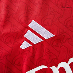 Arsenal Home Long Sleeve Football Jersey 2025/26 Red