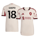 Liverpool GAKPO #18 Pryč Fotbalový dres 2025/26 - verze pro hráče