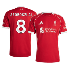 Pánské Liverpool SZOBOSZLAI #8 Domov Fotbalový dres 2025/26