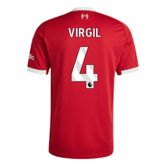 Pánský domácí fotbalový dres Liverpool VIRGIL #4 2025/26