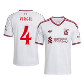 Pánské Liverpool VIRGIL #4 Pryč Fotbalový dres 2026/27 - UCL